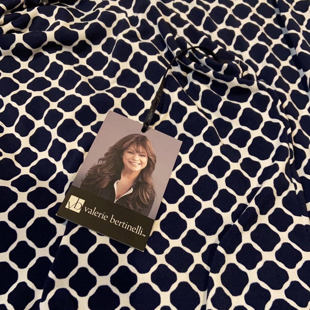 Valerie bertinelli navy blue dress size 14 great condition never worn - Picture 7 of 7